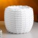 Decorative pitch "Shar", 19.5x18.5 cm, 3 l, white