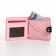 The wallet on the button, the color is gray/red