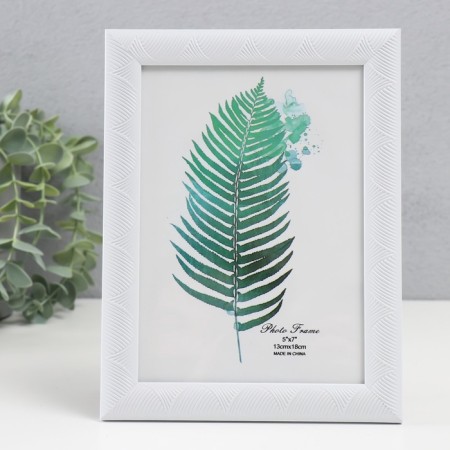 Photo frame plastic 13x18 cm "Waves" White 20.6x15.7x1 cm-1