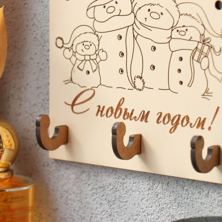 Key of "Snowman" 11.5x15 cm-2