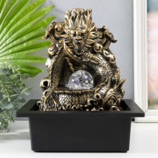 The desktop fountain from the network, backlight 