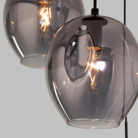 Lamp Mill, 3x40W E14, black color-2
