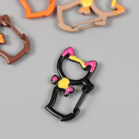 Carabine Metal "Kitty with Bantik" MIX 3.7x2.1 cm-2