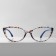 Ready glasses GA0045 (color: C1 brown print; diopter: -2.5; tint: no)