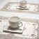 Openwork napkin Arabesque, 30 x 45 cm, beige color