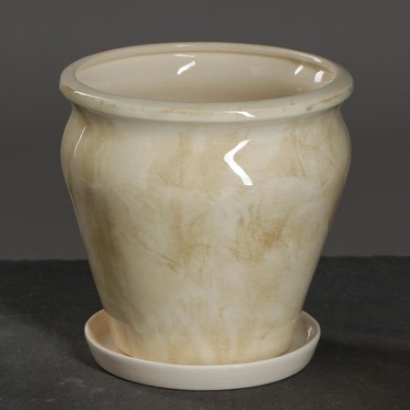 Set of pots 3pcs. "Vine" white: 10l, 3.5l, 1.7l-2