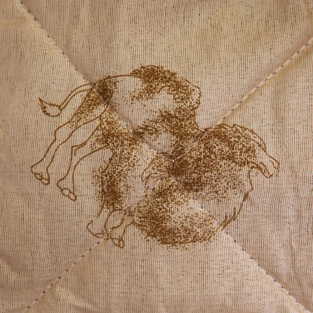 Blanket camel is 200x220 cm, polyester fiber 150g, 100% polyester-1