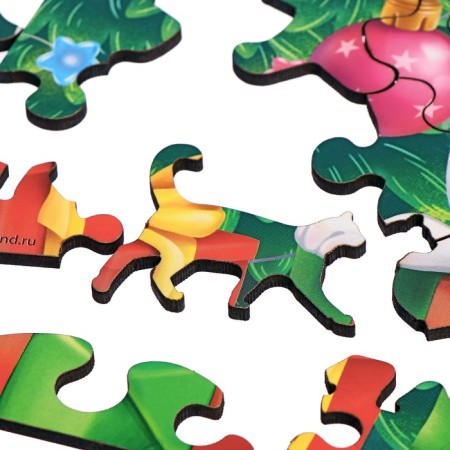 New Year's puzzle Figure "New Year! Congratulations from the hare "-2