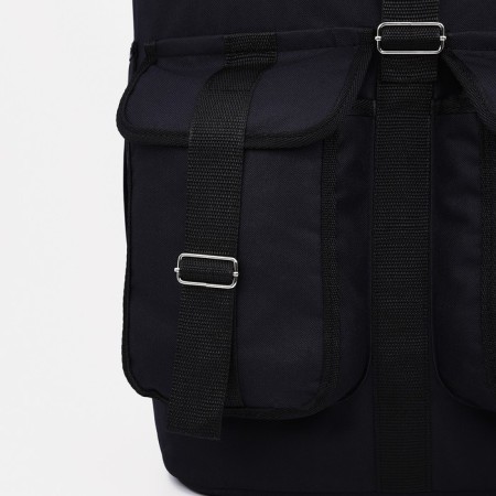 Tourist backpack, 55 liters, cord department, 4 outer pockets, ZFTS, black color-3