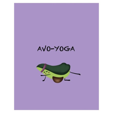 Pillow Golk "Avocado on yoga, decorative, size 16x45 cm-1