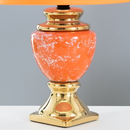 Laima table lamp E14 40W orange-gold 22x22x35 cm Risalux-4