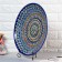 Largan Rishtan ceramics "Patterns", 42 cm, Blue Mix
