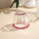 Glass jar for honey and jam with a spoon "Rose", 240 ml, 9.5 × 12 cm