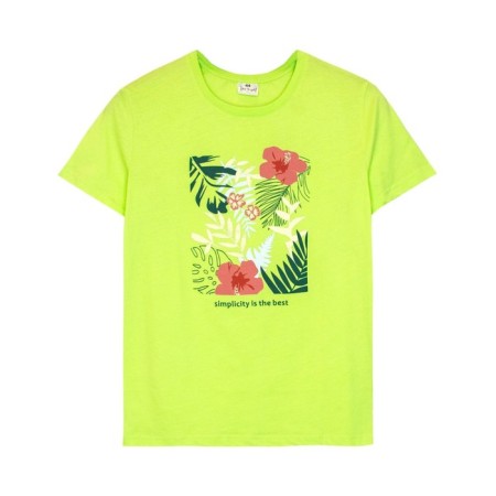 Female T -shirt, size 46, light green color-3