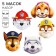Set of carnival masks, 5 pieces, puppy patrol