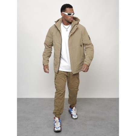 Male spring jacket, size 48, beige color-12