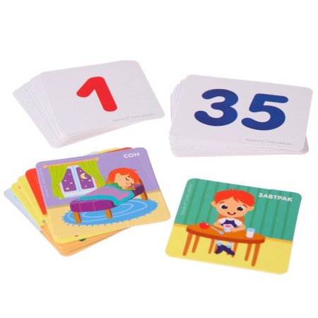 Game set for children "Studying time: ponies", 32 cards, crumb I-7