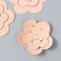 The workpiece of Foamiran "Flower Curly" 10x9.5 cm set 5 pcs. peach