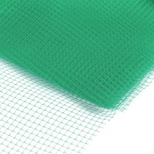 Garden grid, 2 × 10 m, rhombus cell 6 × 6 mm, from birds, plastic, green, Greengo