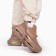 Sneakers women's, dark beige, size 36