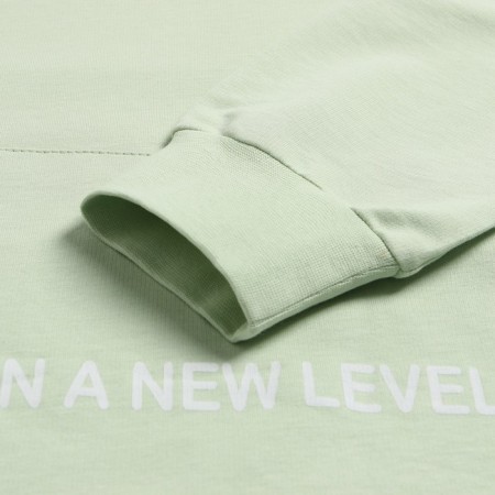 Women's costume (sweatshirt, trousers), pale green color, size 54-8