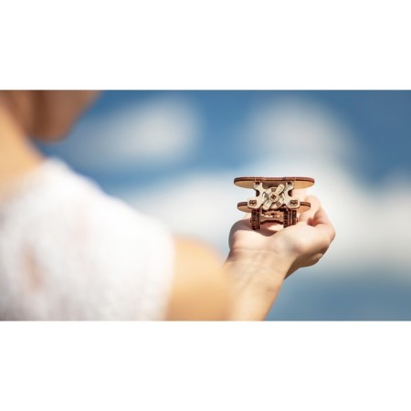 Wooden designer - keychain "Evik: plane"-7