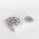 Male purse on a button, for bills, for cards, for coins, black color