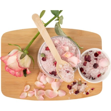 Sea salt for Bradex baths, with rose buds-4