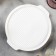 Porcelain dish for baking round Magistro "Blanche", d = 20 cm, white color