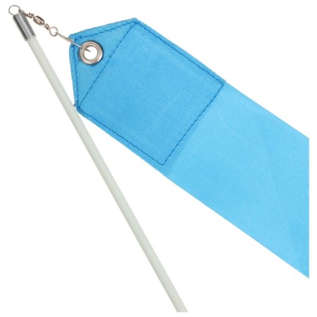 Ribbon for rhythmic gymnastics with a stick Grace Dance, 2 m, blue color-3