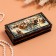 Casket "Troika", black, 8.5 × 17 cm, lacquer miniature