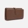 Wallet on the button, brown color