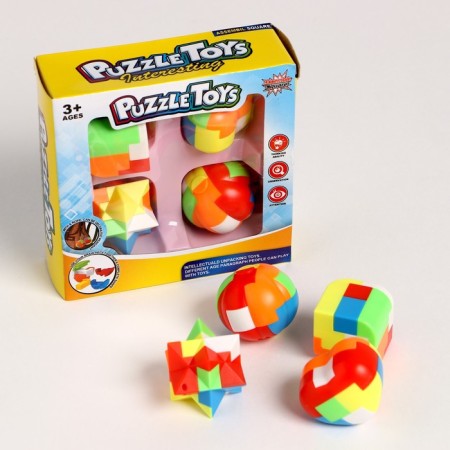 Puzzle, set 4 pcs.