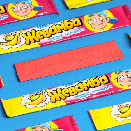 Chewing candy "Hooligan Zhevamba" Tutti-Fruti, 12 g-4