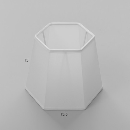 The lampshade "Origami" White E14 14x16x13.5 cm-2