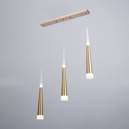 Bayerlux suspension Bayerlux “Amadeus” 3xLED 18W 4000k gold 50x4x30-180cm-1