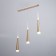 Bayerlux suspension Bayerlux “Amadeus” 3xLED 18W 4000k gold 50x4x30-180cm