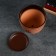 Set of pots "Vostok" 0.4; 1; 2.5; 5 l., Brown