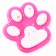 Squash anti -stress - a toy "Cat's foot", with sparkles, mix