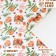 Packaging paper "Orange and New Year", white craft, 80 g/m2, 50 x 70 cm