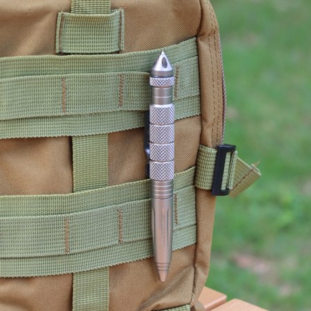 Handle Gift Gift rotary, Metal silver body, tactical-7