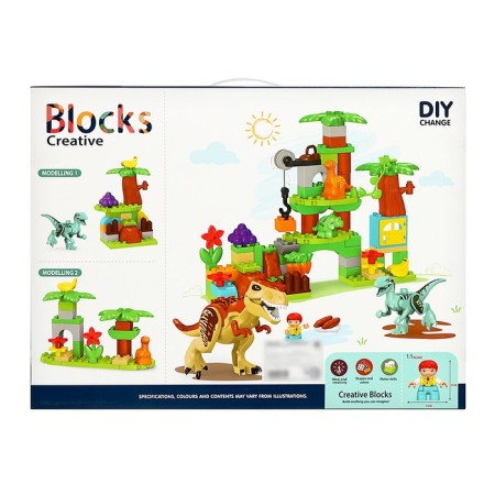 Designer "Dinosaur Park", 2 assembly options, 80 parts-5