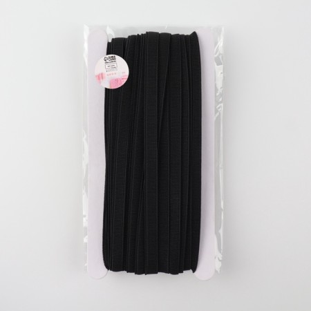 Gum with silicone, 8 mm, 10 ± 1 m, black color-3