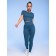 Sports T-shirt Feminic, size XS-S, sea wave color