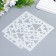 Plastic stencil "Geometry. Triangles" 13x14 cm