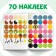 A book with croji stickers “Who has what color?”, 16 pp., A5, Blue Tractor
