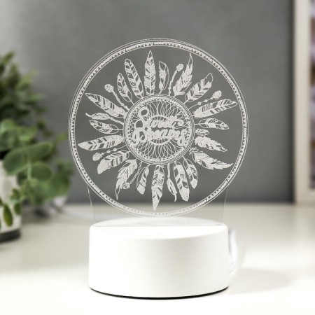 Light "feathers" LED RGB from the network 9.5x12x17 cm Risalux-3
