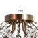 Emilia chandelier 5x40W E14 Antique bronze 49x49x333cm