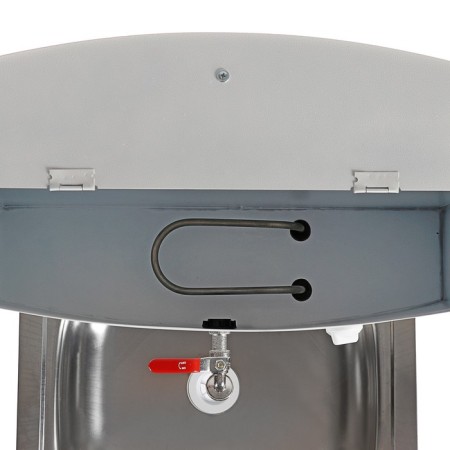The washbasin "Termix", with AVN, stainless Moika, 1250 W, 17 l, white-5
