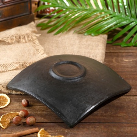 Decorative plate "Vardine" ceramics 20x20x5 cm-1